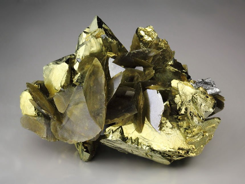 CHALCOPYRITE, SIDERITE