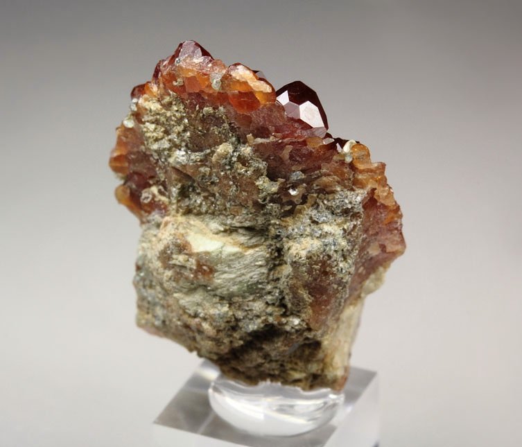 gem GARNET var. HESSONITE, DIOPSIDE, CLINOCHLORE