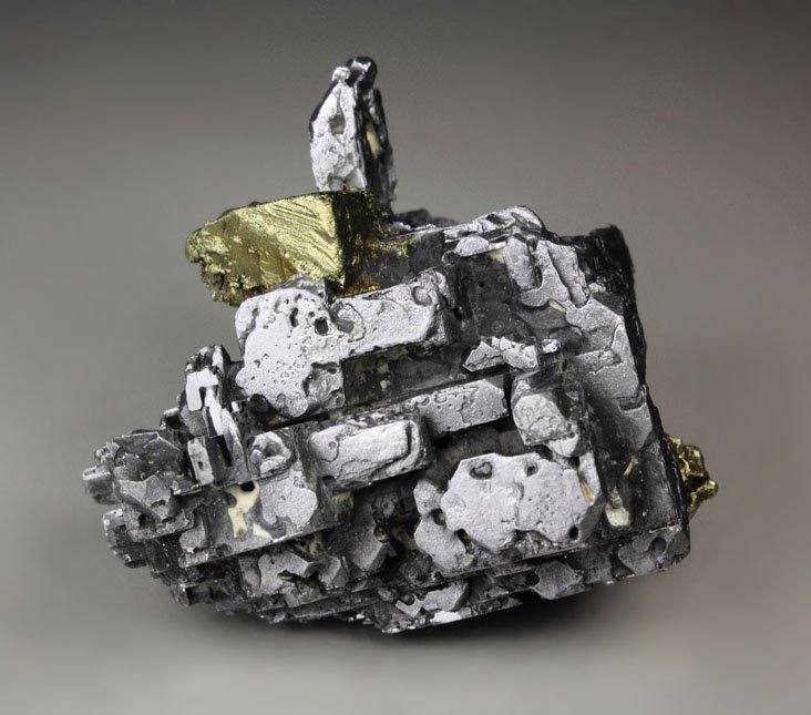 skeletal GALENA, CHALCOPYRITE