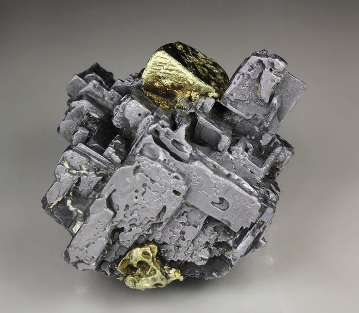 skeletal GALENA, CHALCOPYRITE