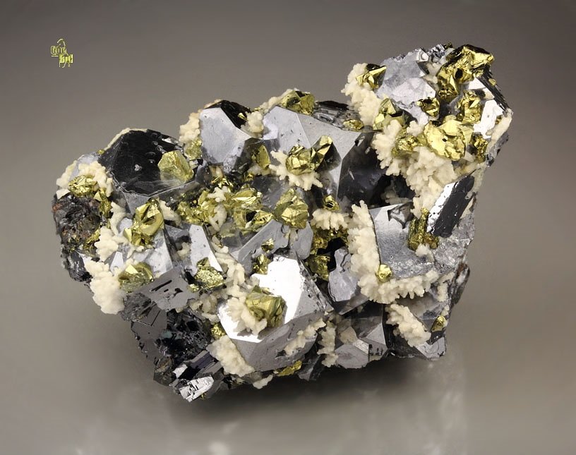 GALENA, CHALCOPYRITE, CALCITE