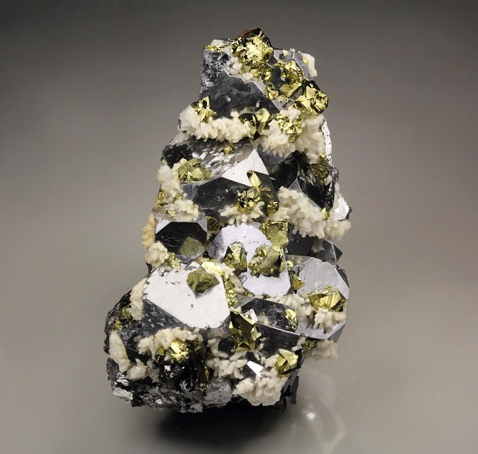 GALENA, CHALCOPYRITE, CALCITE