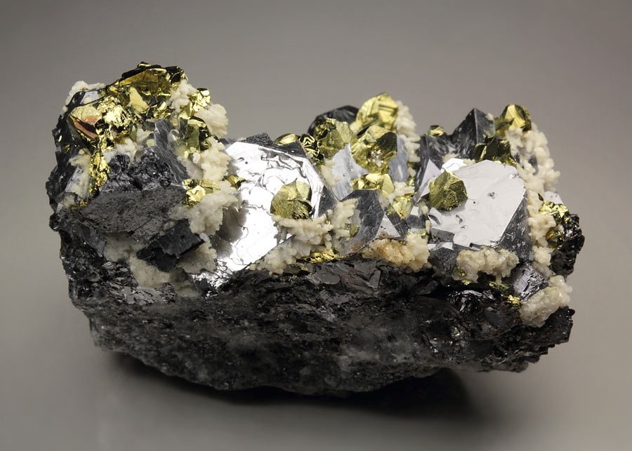 GALENA, CHALCOPYRITE, CALCITE