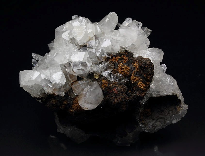 HEMIMORPHITE, CALCITE