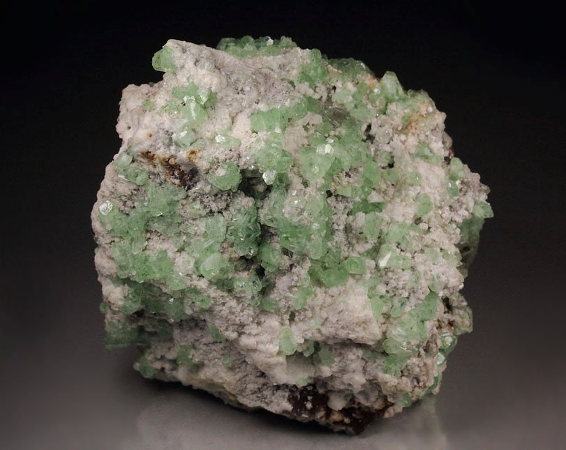 SMITHSONITE var. CUPRIAN SMITHSONITE