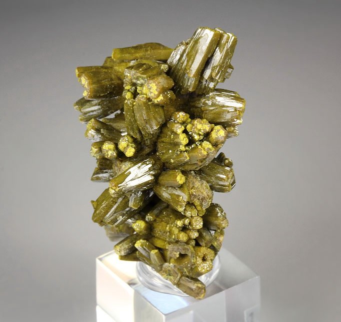 PYROMORPHITE bi-color, GOETHITE