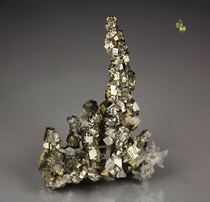 PYRITE stalactite