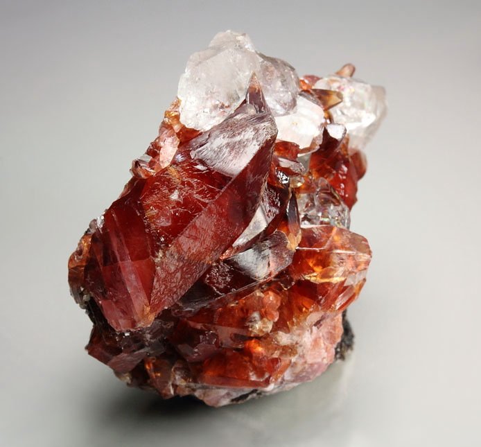 RHODOCHROSITE, QUARTZ