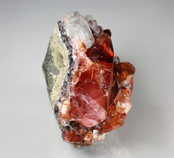 RHODOCHROSITE, QUARTZ