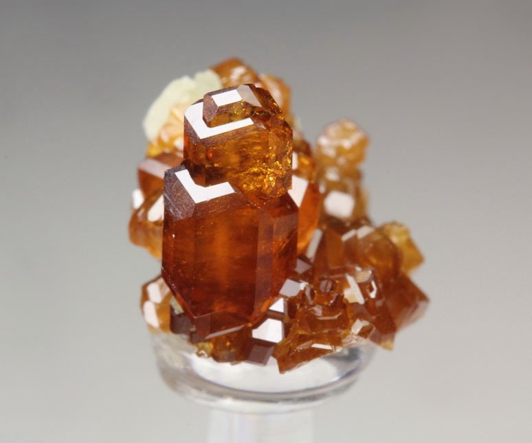 gem GARNET var. HESSONITE, DIOPSIDE