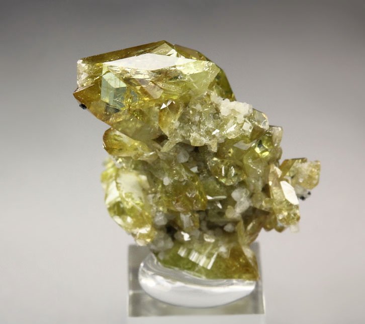 gem TITANITE, K FELDSPAR var. ADULARIA