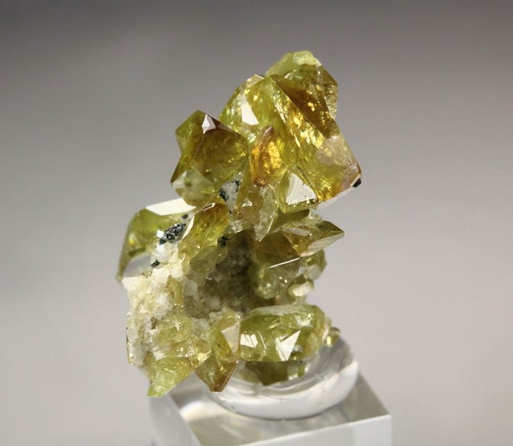 gem TITANITE, K FELDSPAR var. ADULARIA