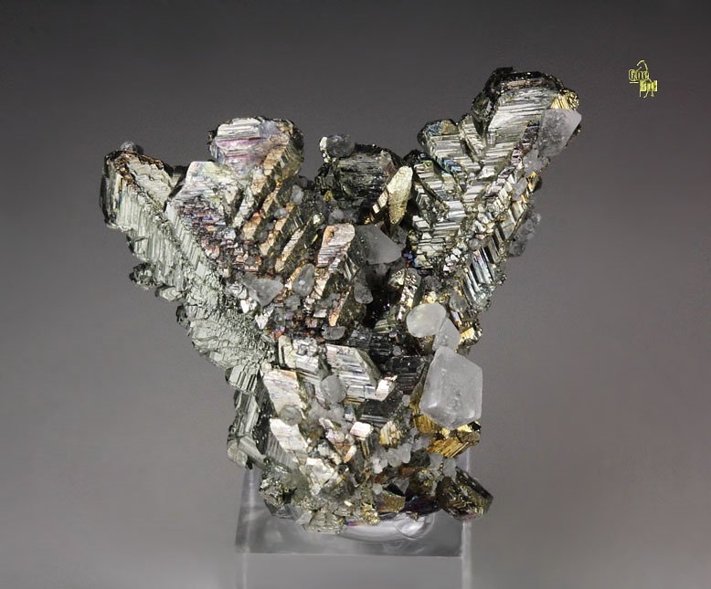 MARCASITE twinned, CALCITE