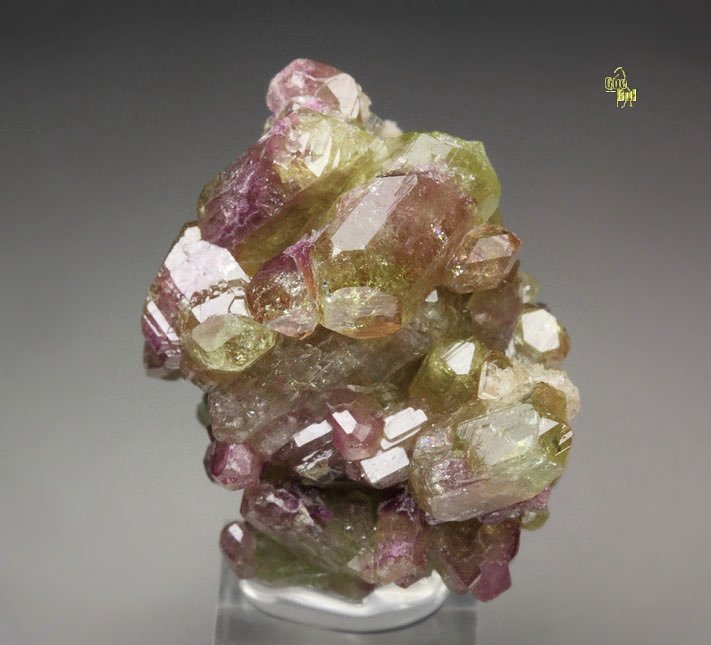 VESUVIANITE bi-color, DIOPSIDE