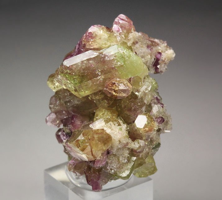 VESUVIANITE bi-color, DIOPSIDE