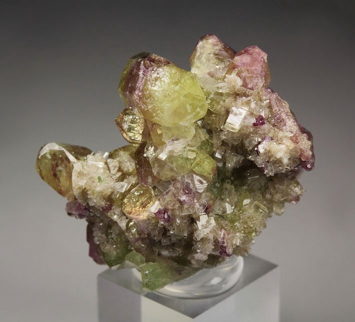 VESUVIANITE bi-color, DIOPSIDE