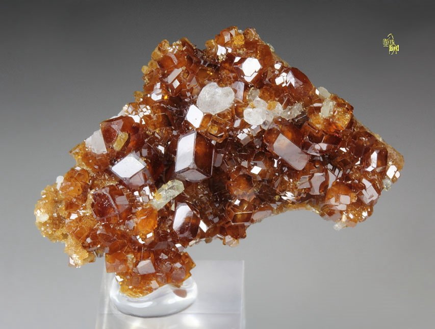 gem GARNET var. HESSONITE, DIOPSIDE, CLINOCHLORE