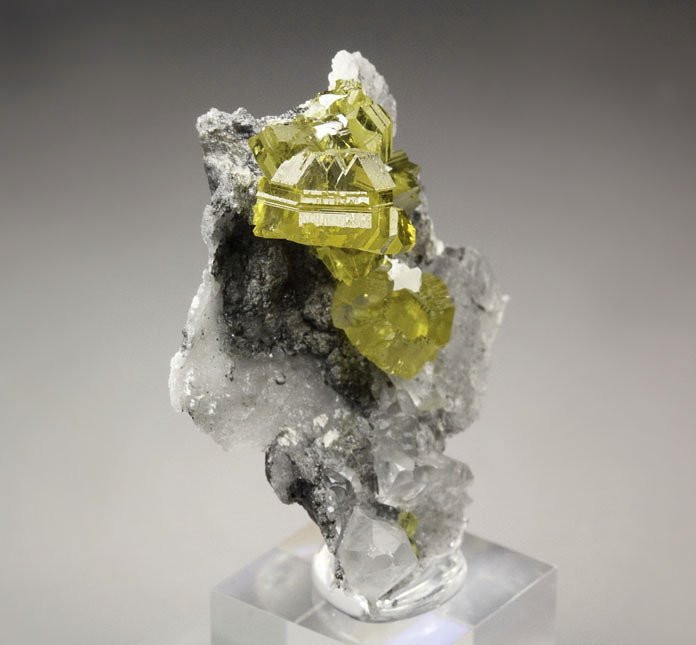 gem SPHALERITE var. CLEIOPHANE twinned