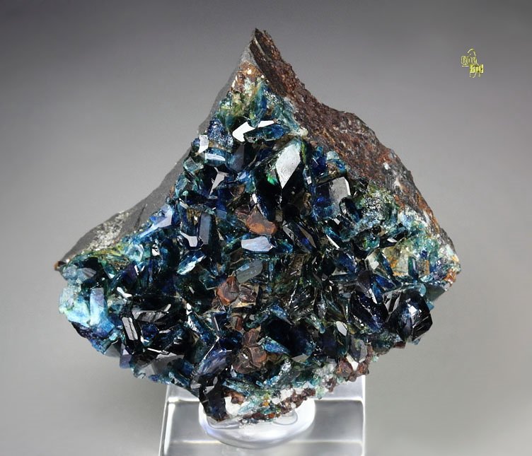 gemmy LAZULITE, SIDERITE