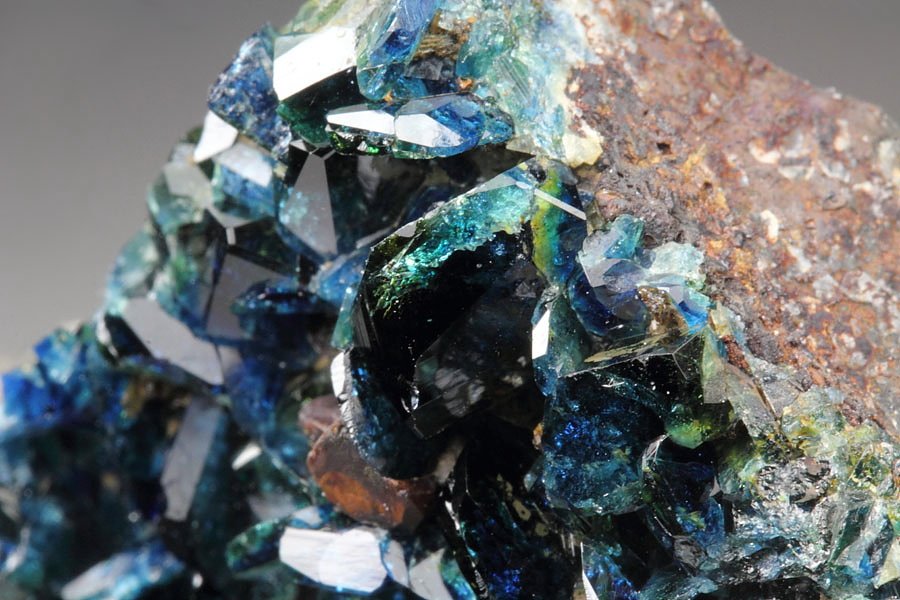 gemmy LAZULITE, SIDERITE