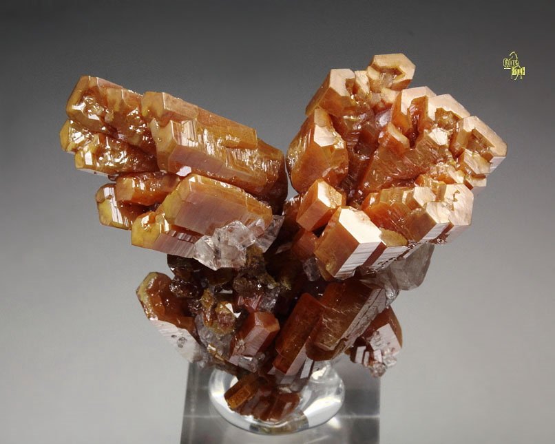 new find - VANADINITE hopper, CALCITE