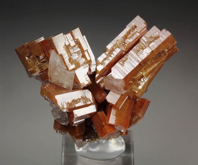 new find - VANADINITE hopper, CALCITE