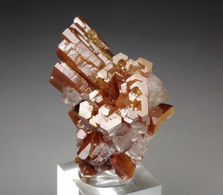 new find - VANADINITE hopper, CALCITE