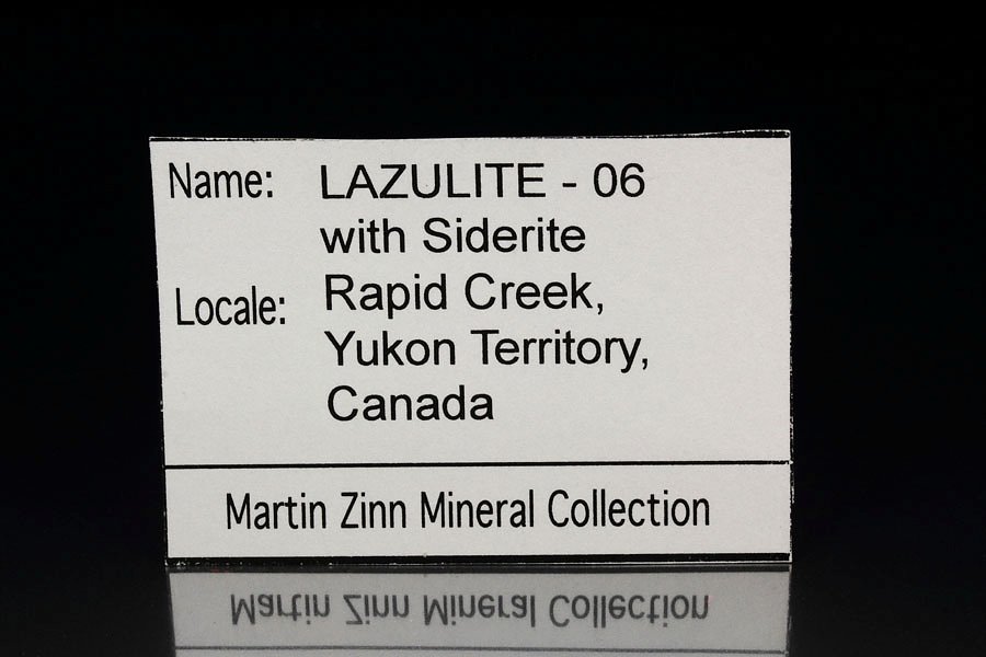 LAZULITE, SIDERITE, QUARTZ