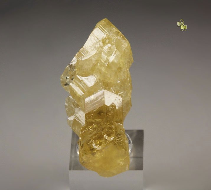 gem CERUSSITE var. CHROME-CERUSSITE