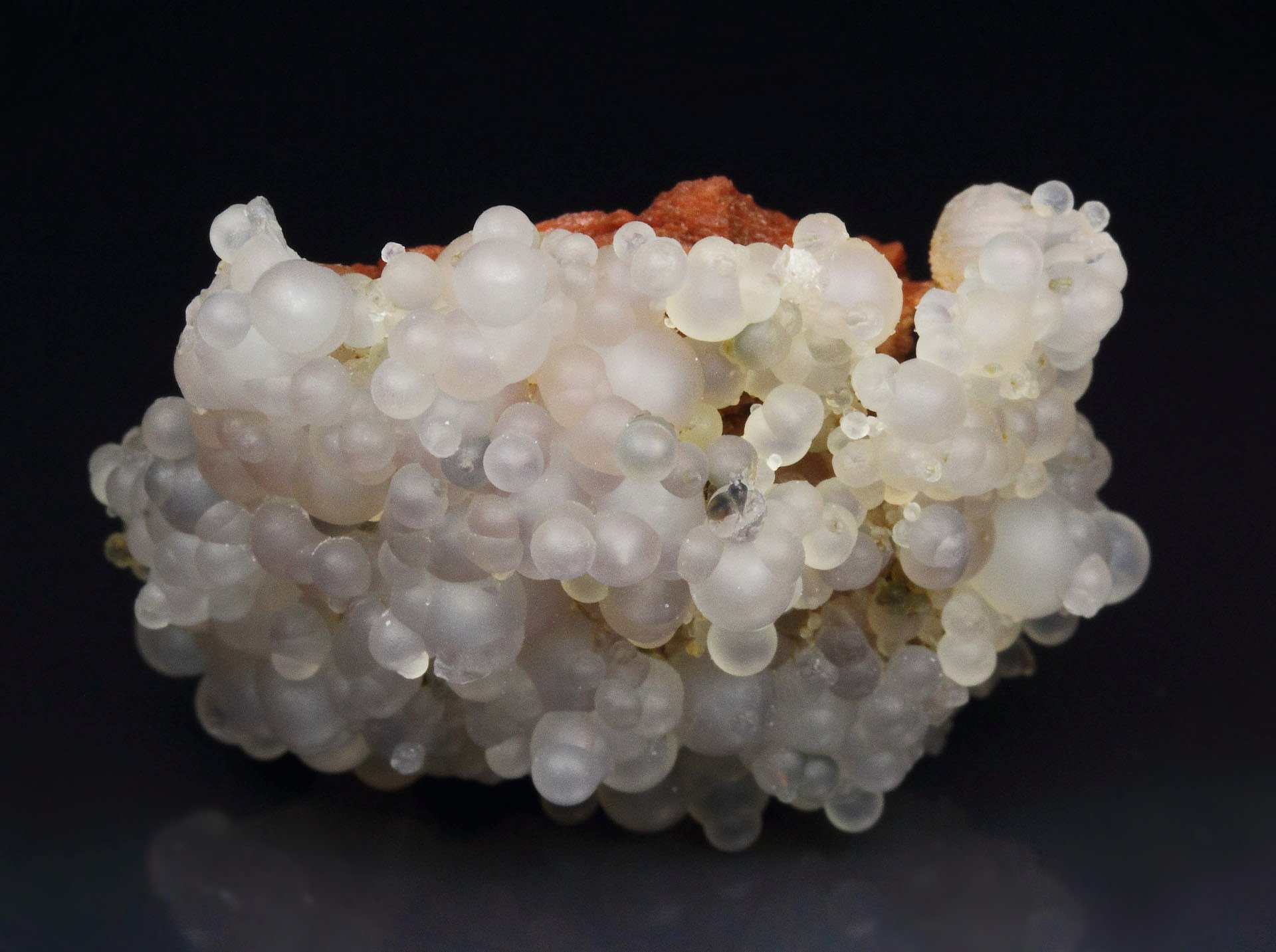 orange SCOLECITE, CHALCEDONY