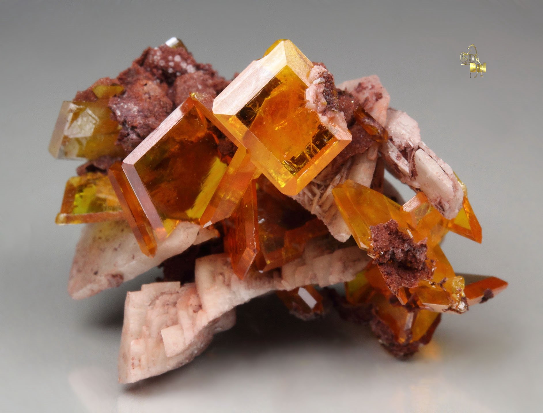 WULFENITE, BARYTE