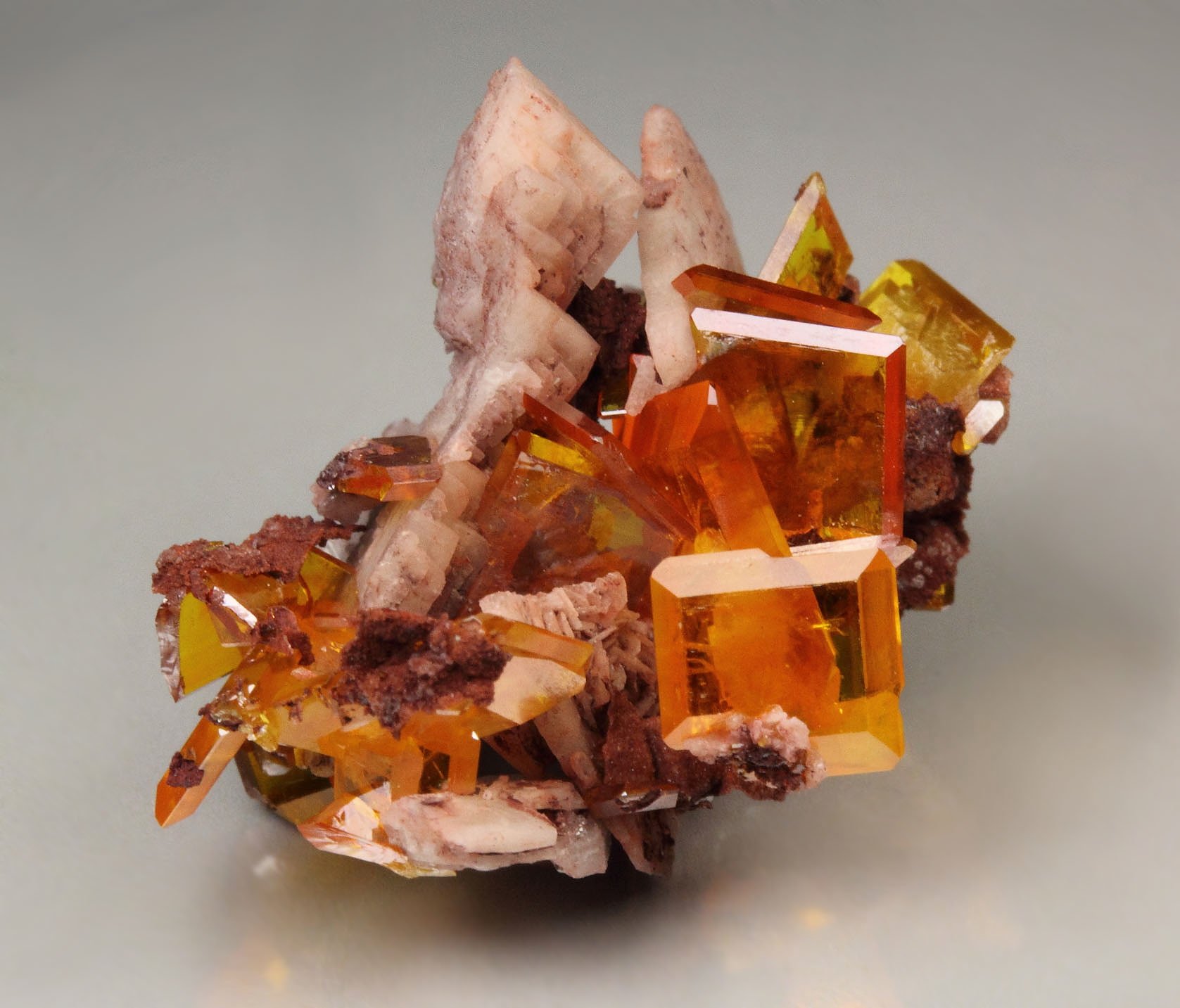 WULFENITE, BARYTE