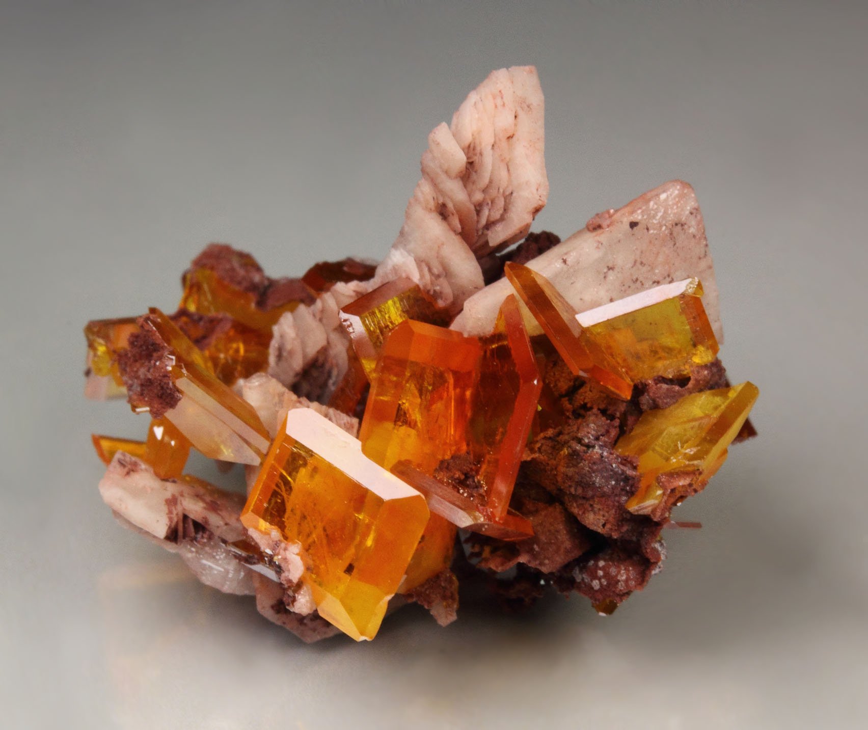 WULFENITE, BARYTE