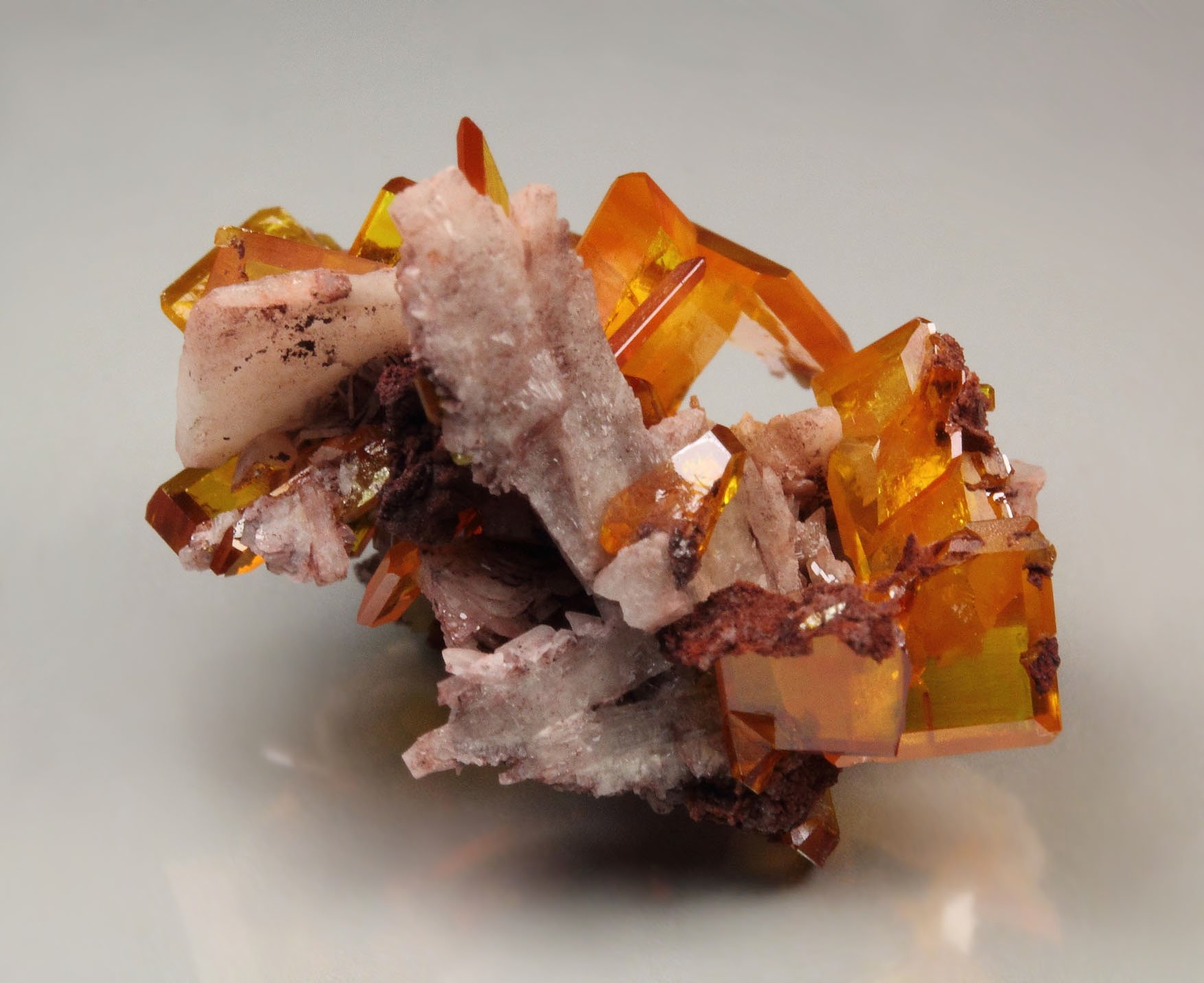 WULFENITE, BARYTE