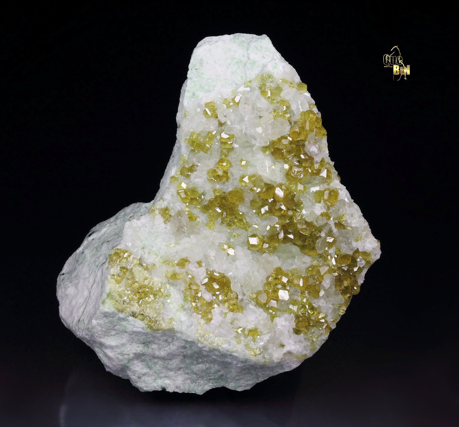 gem GARNET var. ANDRADITE, DIOPSIDE