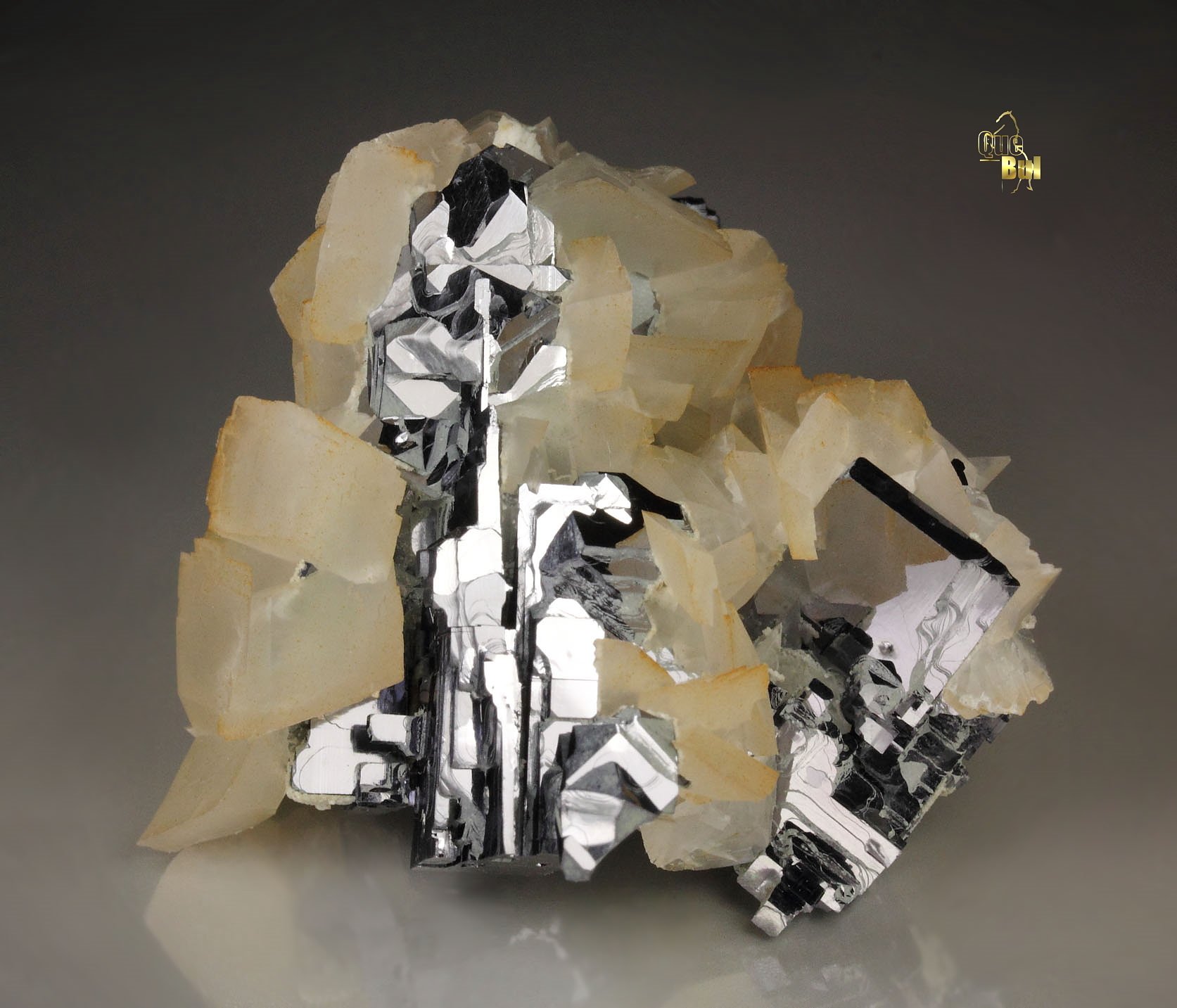 GALENA, CALCITE