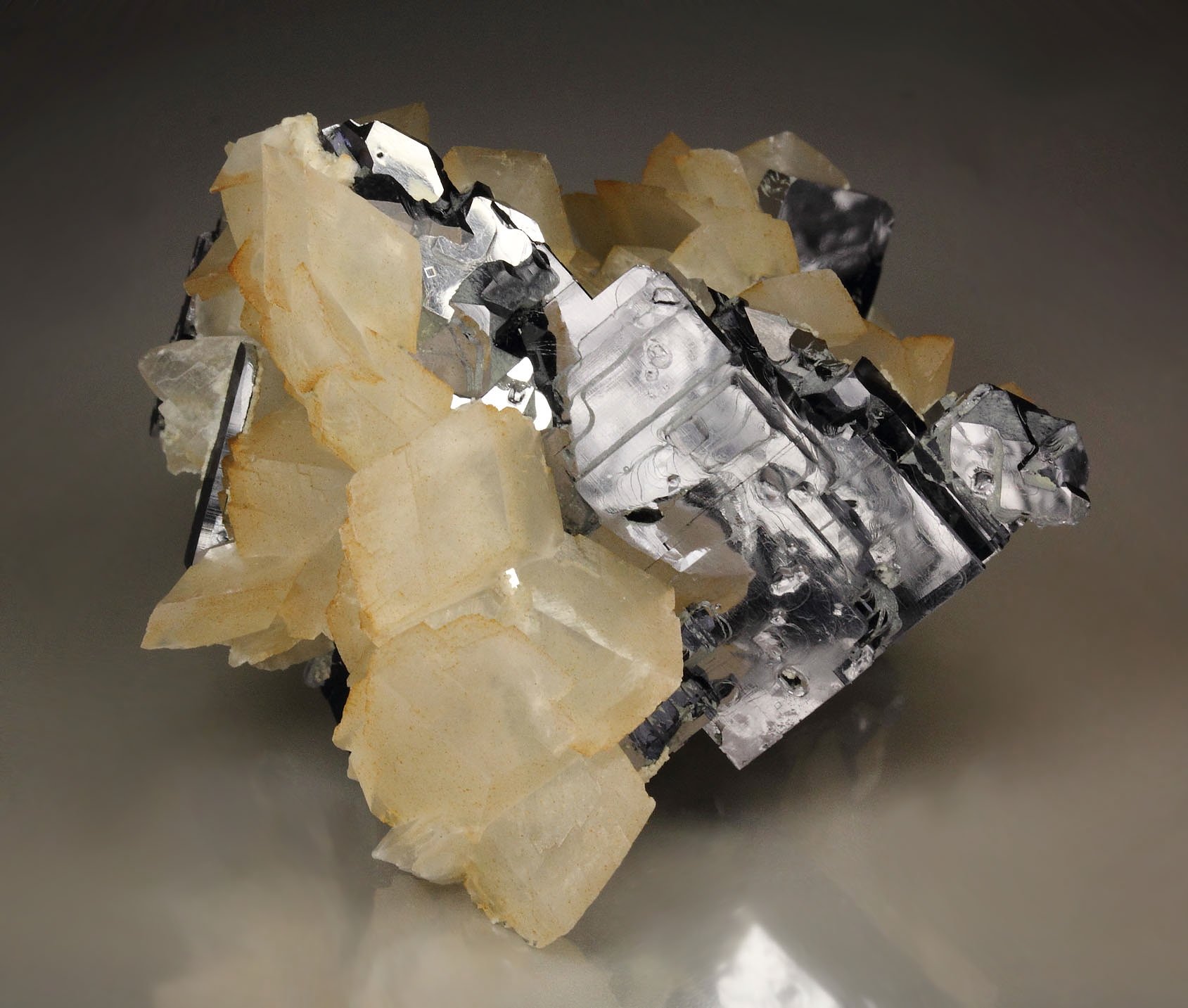 GALENA, CALCITE