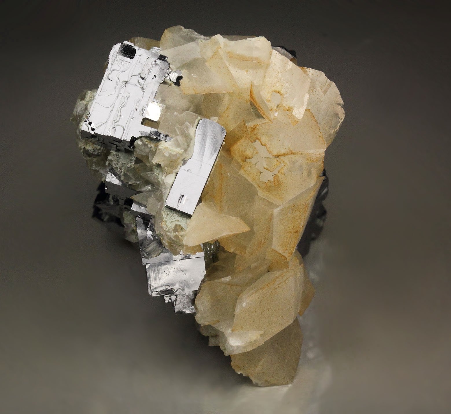 GALENA, CALCITE