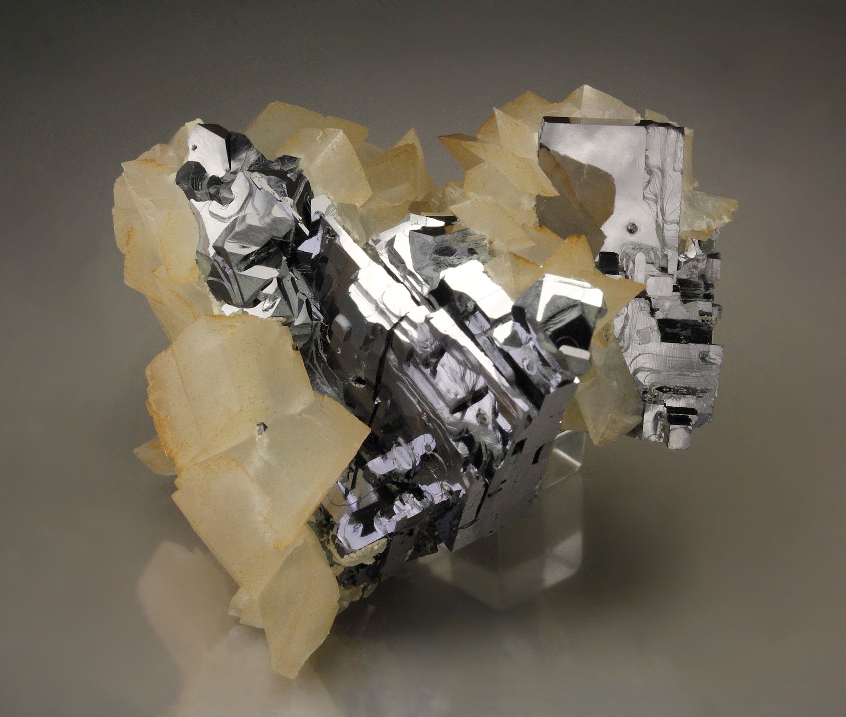 GALENA, CALCITE