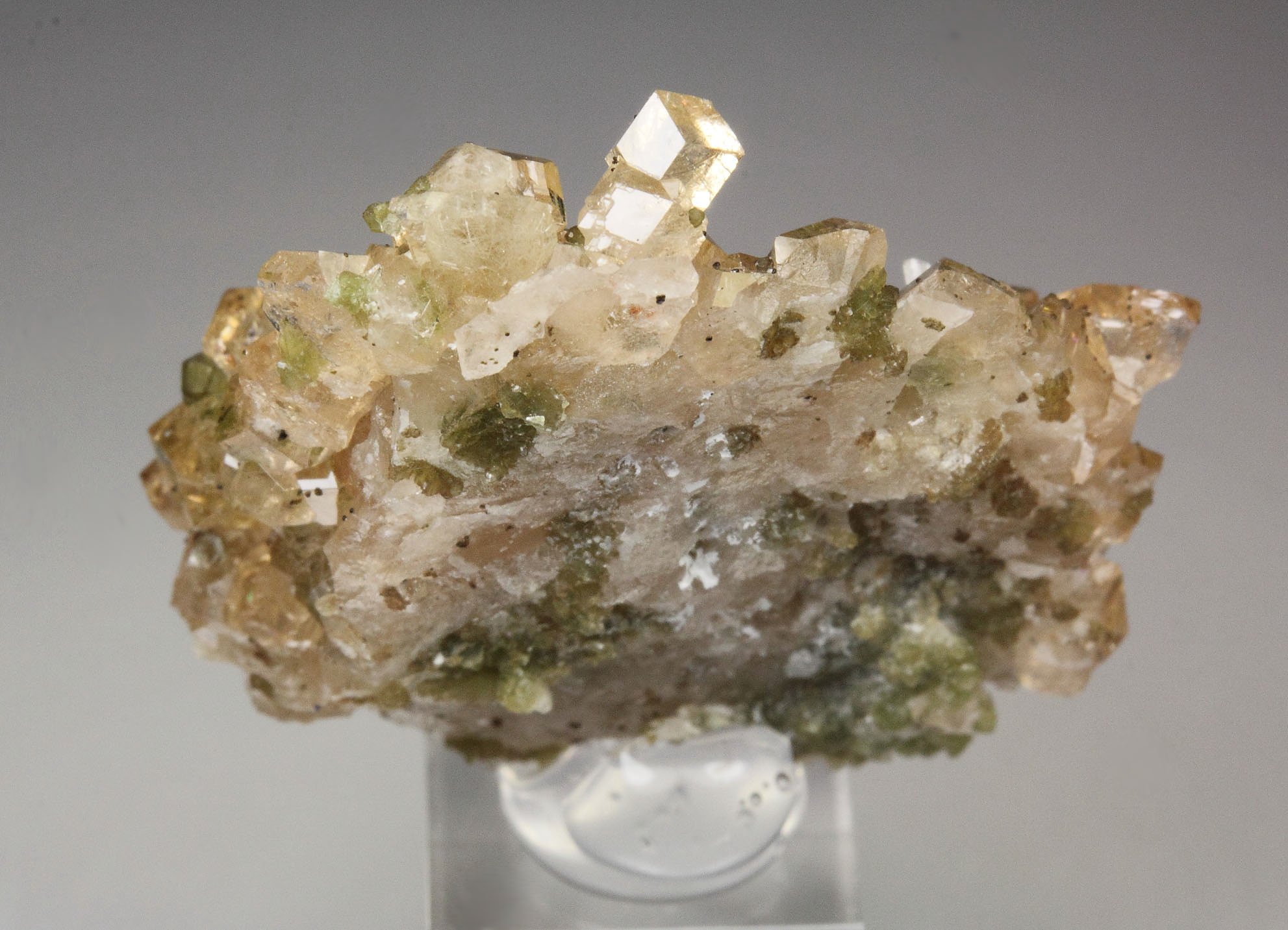 gem GARNET var. GROSSULAR, CLINOCHLORE, DIOPSIDE