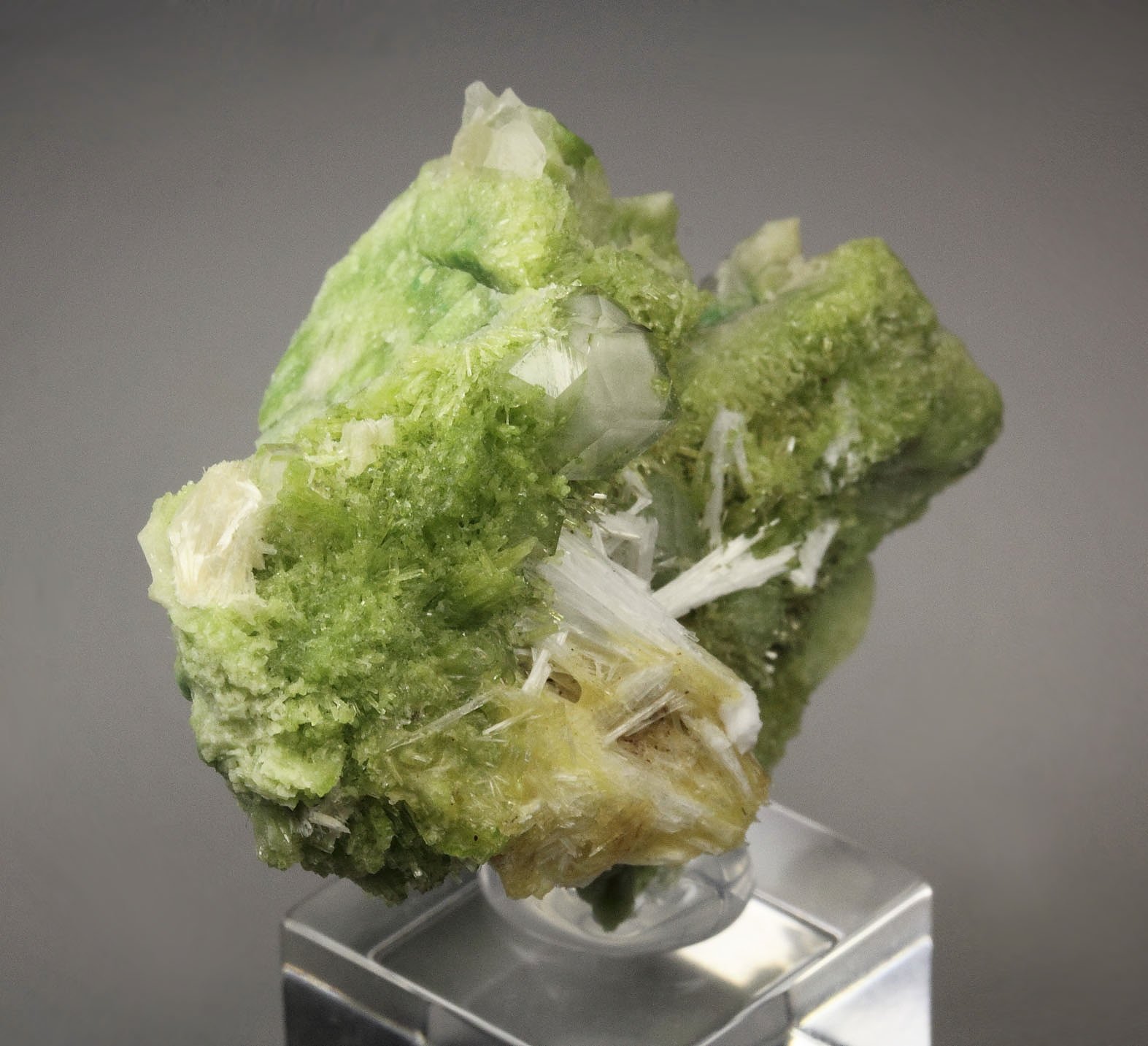 gem colorless GARNET var. GROSSULAR, PECTOLITE, DIOPSIDE