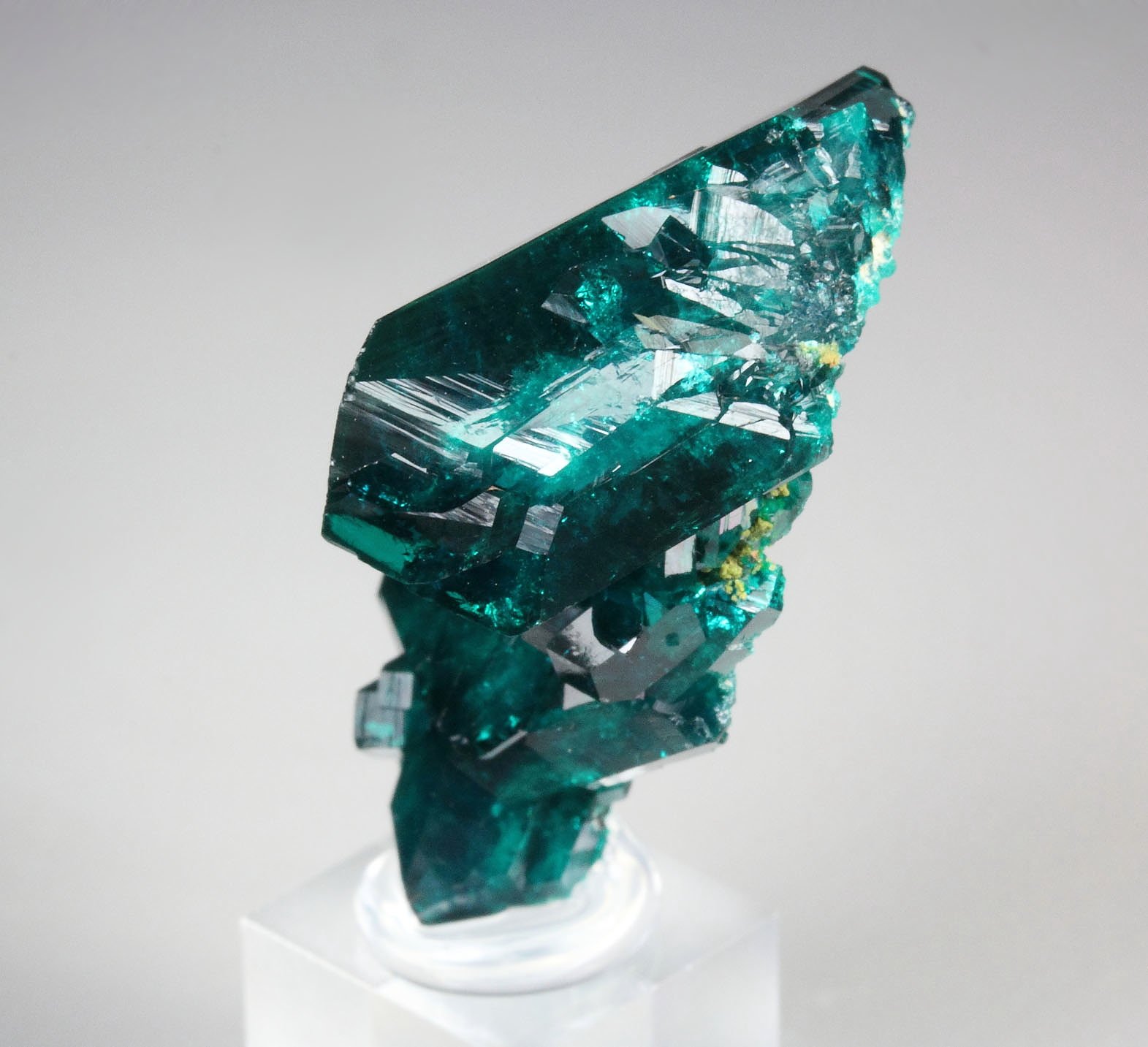 gem DIOPTASE bi-terminated