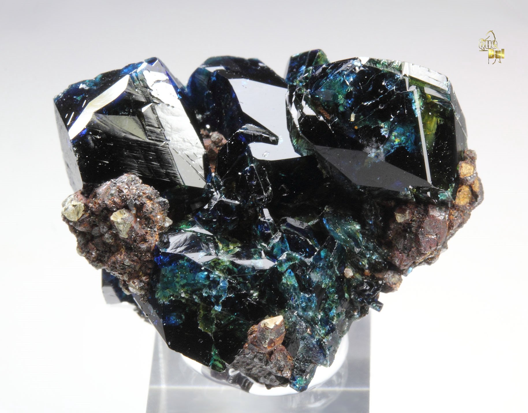 gemmy LAZULITE, SIDERITE