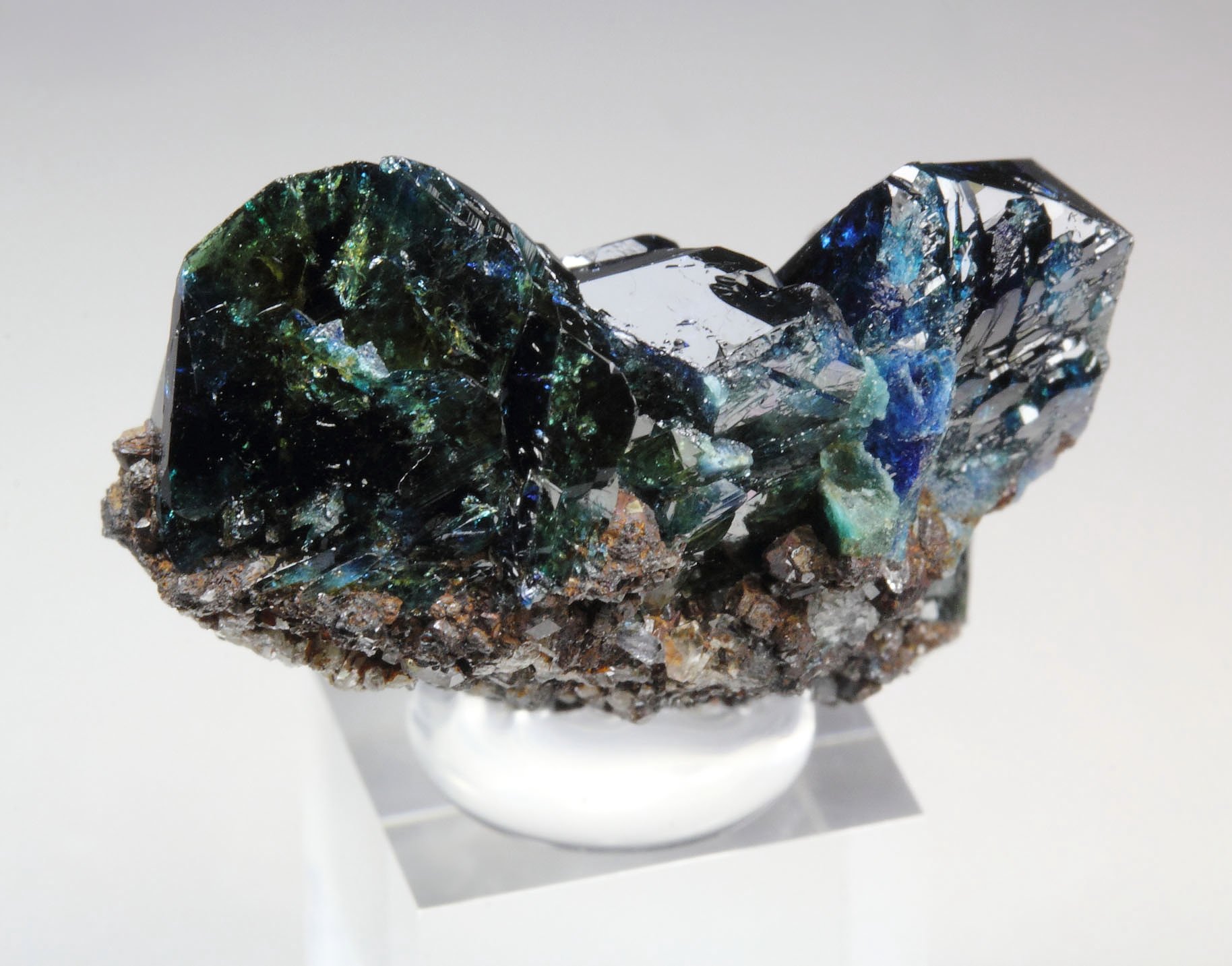 gemmy LAZULITE, SIDERITE