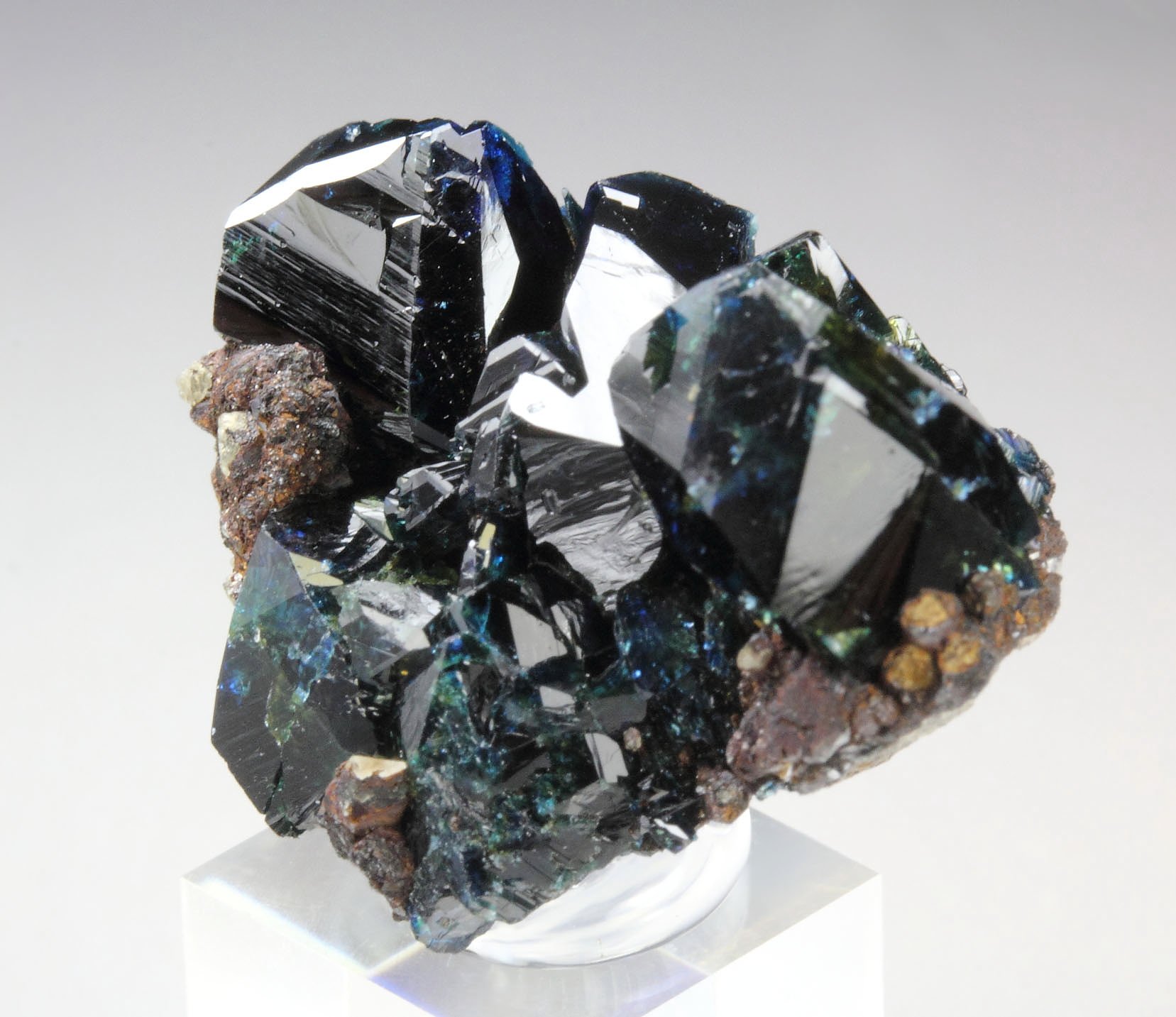 gemmy LAZULITE, SIDERITE