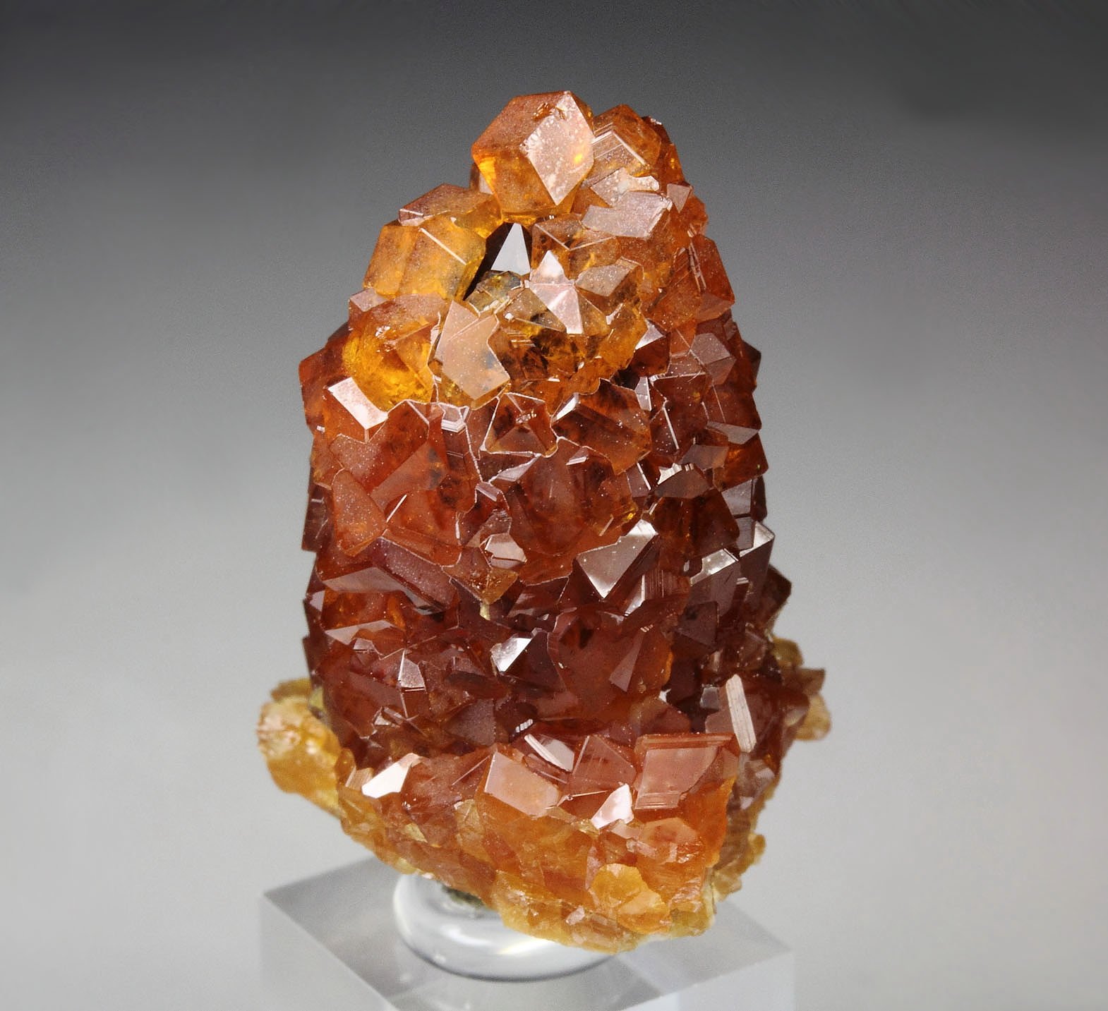 gem GARNET var. SPESSARTINE, QUARTZ var. SMOKY