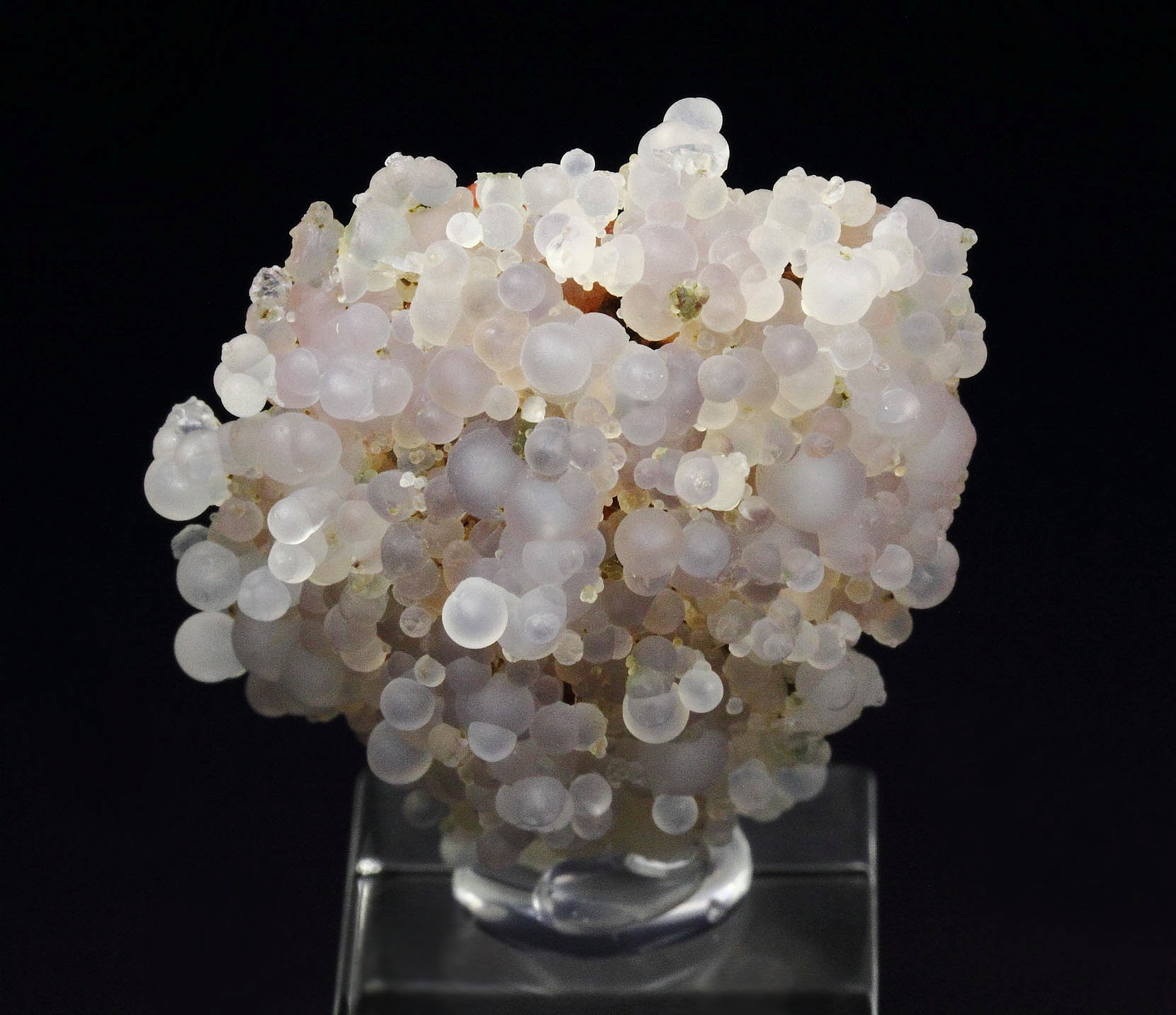 orange SCOLECITE, CHALCEDONY