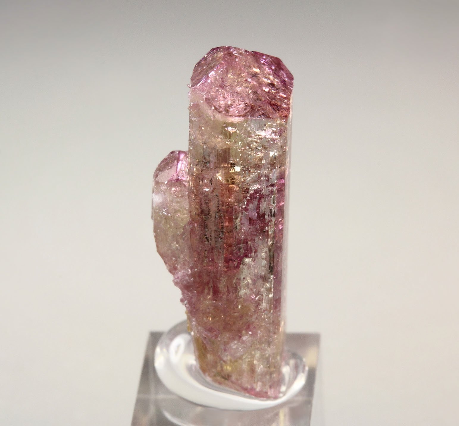 gem VESUVIANITE with RASPBERRY CAP