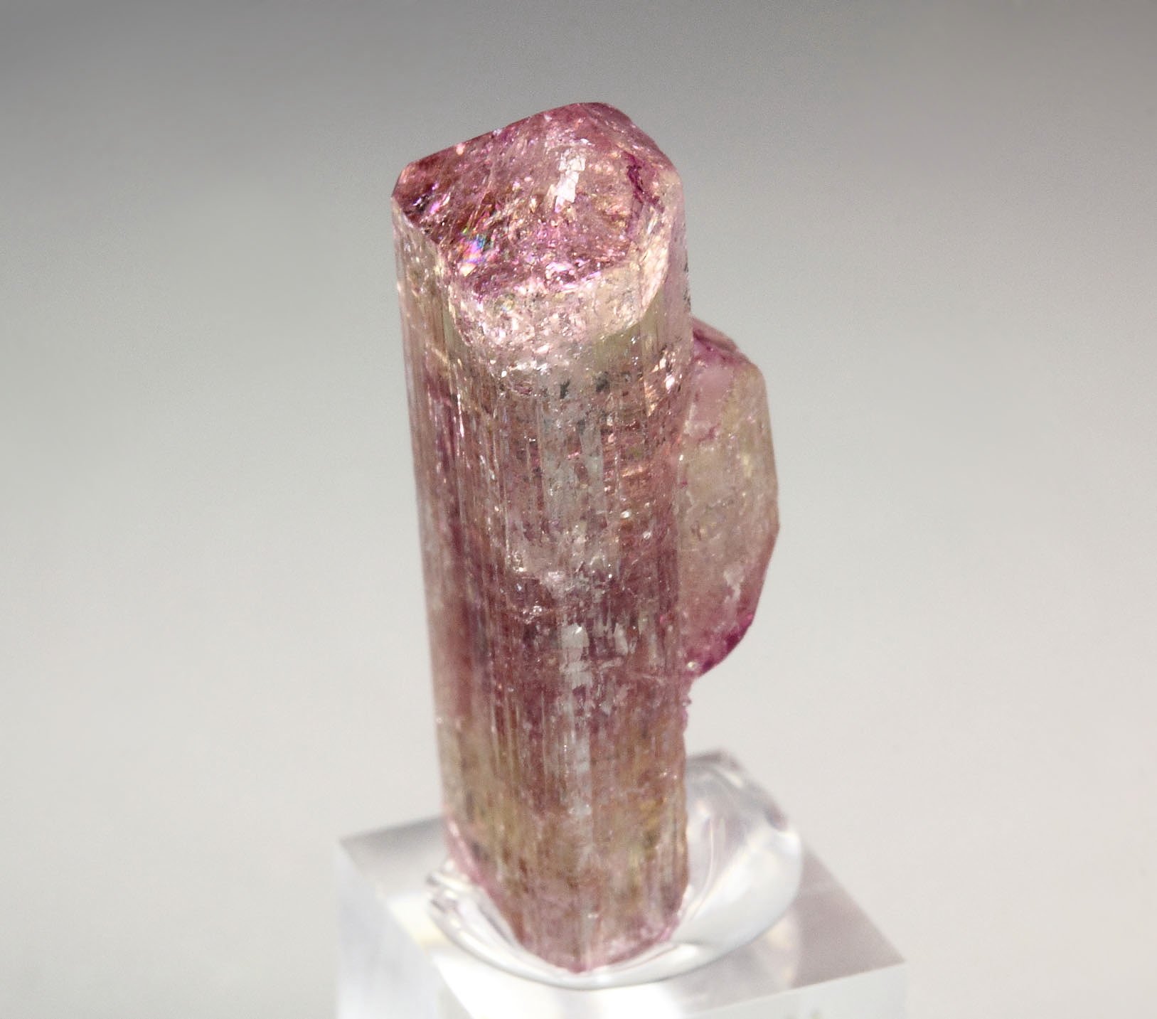 gem VESUVIANITE with RASPBERRY CAP