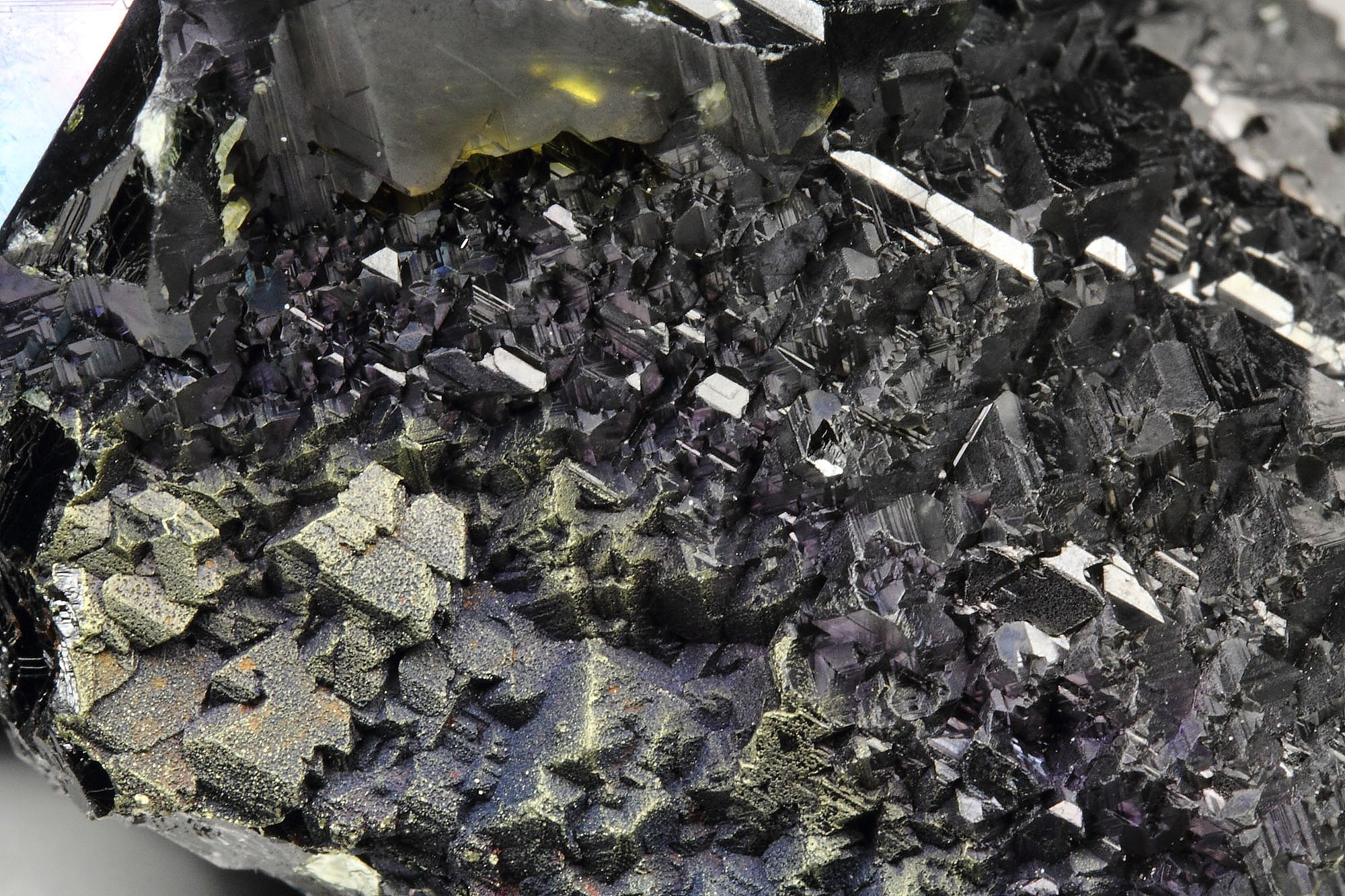 twinned SPHALERITE, CHALCOPYRITE pseudomorph after SPHALERITE